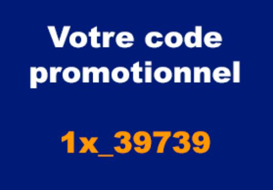 Votre code promotionnel